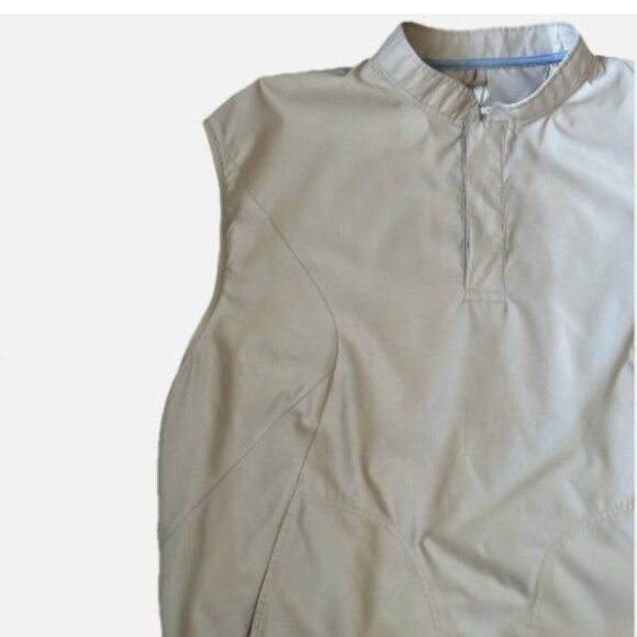 Sunice Typhoon Men’s Golf Vest Windbreaker Lightweight Size Large Beige - Picture 3 of 8